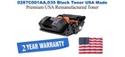 0287C001AA,039 Black Premium USA Remanufactured Brand Toner