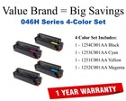 046H Series 4-Color Set Compatible Value Brand toner 1247C001AA,1248C001AA,1250C001AA,1253C001AA,CRG046H