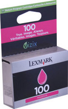 Genuine Lexmark 100XL Magenta Ink Cartridge (14N1094) (#100XL)