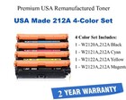 W2120a,W2121a,W2122a,W2123a,212a 4-Color Premium USA Remanufactured Brand  Toner