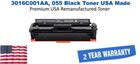 3016C001AA, 055 Black Premium USA Remanufactured Brand Toner