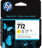 3ED69A,#712 Genuine Yellow HP Ink