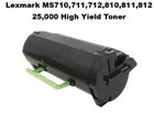 Lexmark 52D1H00 Black 25K Compatible Toner for use in MS710/11/810/11/12 