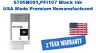 6705B001,PFI107 Black Premium USA Made Remanufactured ink