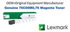 Genuine Lexmark 76C00M0 Magenta Toner
