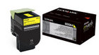 Genuine Lexmark 80C0X40 Yellow Extra High Yield Toner (800X4) 4K Yield