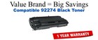 92274A,74A Black Compatible Value Brand toner