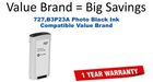 727,B3P23A Photo Black Compatible Value Brand ink