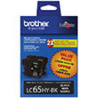 Genuine Brother LC652PKS High Yield Black Twin Pack Ink Cartridge