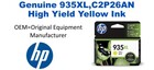 935XL,C2P26AN Genuine High Yield Yellow HP Ink