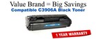 C3906A,06A Black Compatible Value Brand toner