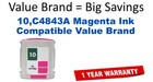 10,C4843A Magenta Compatible Value Brand ink
