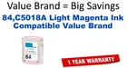 84,C5018A Light Magenta Compatible Value Brand ink