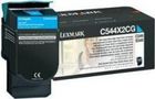 Genuine Lexmark C544X2CG Cyan Extra High Yield Toner (4,000 Yield)
