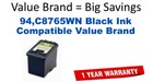 94,C8765WN Black Compatible Value Brand ink