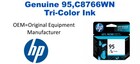 95,C8766WN Genuine Tri-Color HP Ink