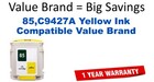 85,C9427A Yellow Compatible Value Brand ink