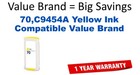 70,C9454A Yellow Compatible Value Brand ink