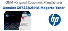 C9723A,641A Genuine Magenta HP Toner