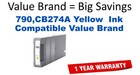 790,CB274A Yellow Compatible Value Brand ink