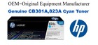CB381A,823A Genuine Cyan HP Toner
