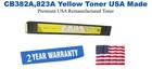 CB382A,823A Yellow Premium USA Remanufactured Brand Toner