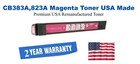 CB383A,823A Magenta Premium USA Remanufactured Brand Toner