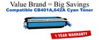 CB401A,642A Cyan Compatible Value Brand toner