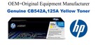 CB542A,125A Genuine Yellow HP Toner