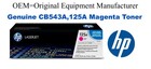 CB543A,125A Genuine Magenta HP Toner