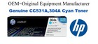 CC531A,304A Genuine Cyan HP Toner