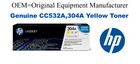 CC532A,304A Genuine Yellow HP Toner