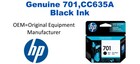 701,CC635A Genuine Black HP Ink