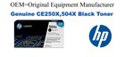 CE250X,504X Genuine High Yield Black HP Toner