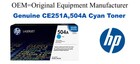 CE251A,504A Genuine Cyan HP Toner
