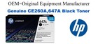 CE260A,647A Genuine Black HP Toner