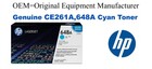 CE261A,648A Genuine Cyan HP Toner