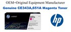 CE343A,651A Genuine Magenta HP Toner