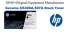 CE400A,507A Genuine Black HP Toner