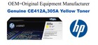 CE412A,305A Genuine Yellow HP Toner