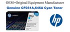 CF031A,646A Genuine Cyan HP Toner