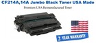 CF214A,14A Jumbo Premium USA Made Remanufactured HP Toner 50% Higher Yield