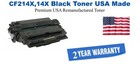 CF214A,14X High Yield Black Premium USA Remanufactured Brand Toner