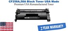 CF258A,58A Black Premium USA Remanufactured Brand Toner