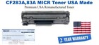 CF283A,83A MICR USA Made Remanufactured toner