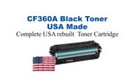 CF360A,508A Black Premium USA Remanufactured Brand Toner
