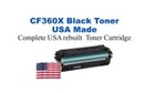 CF360X,508X High Yield Black Premium USA Remanufactured Brand Toner