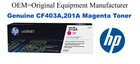 CF403A,201A Genuine Magenta HP Toner