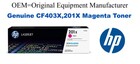 CF403X,201X Genuine High Yield Magenta HP Toner