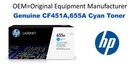 CF451A,655A Genuine Cyan HP Toner